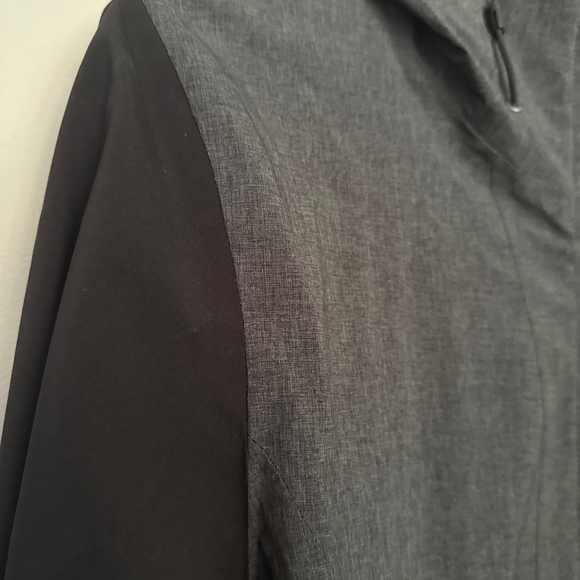 Women's The North Face HyVent Ski Snow Rain Jacket L Charcoal Black - Picture 5 of 11